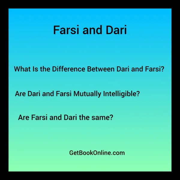 Farsi and Dari