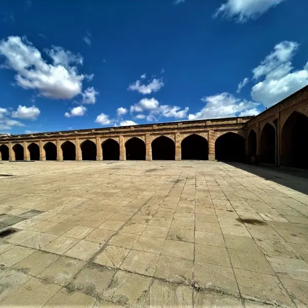 blue mosque's exterior