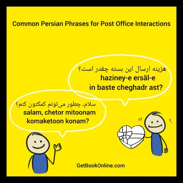 Persian Phrases for Post Office Interactions