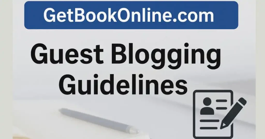 GetBookOnline.com Guest Blogging Guidelines